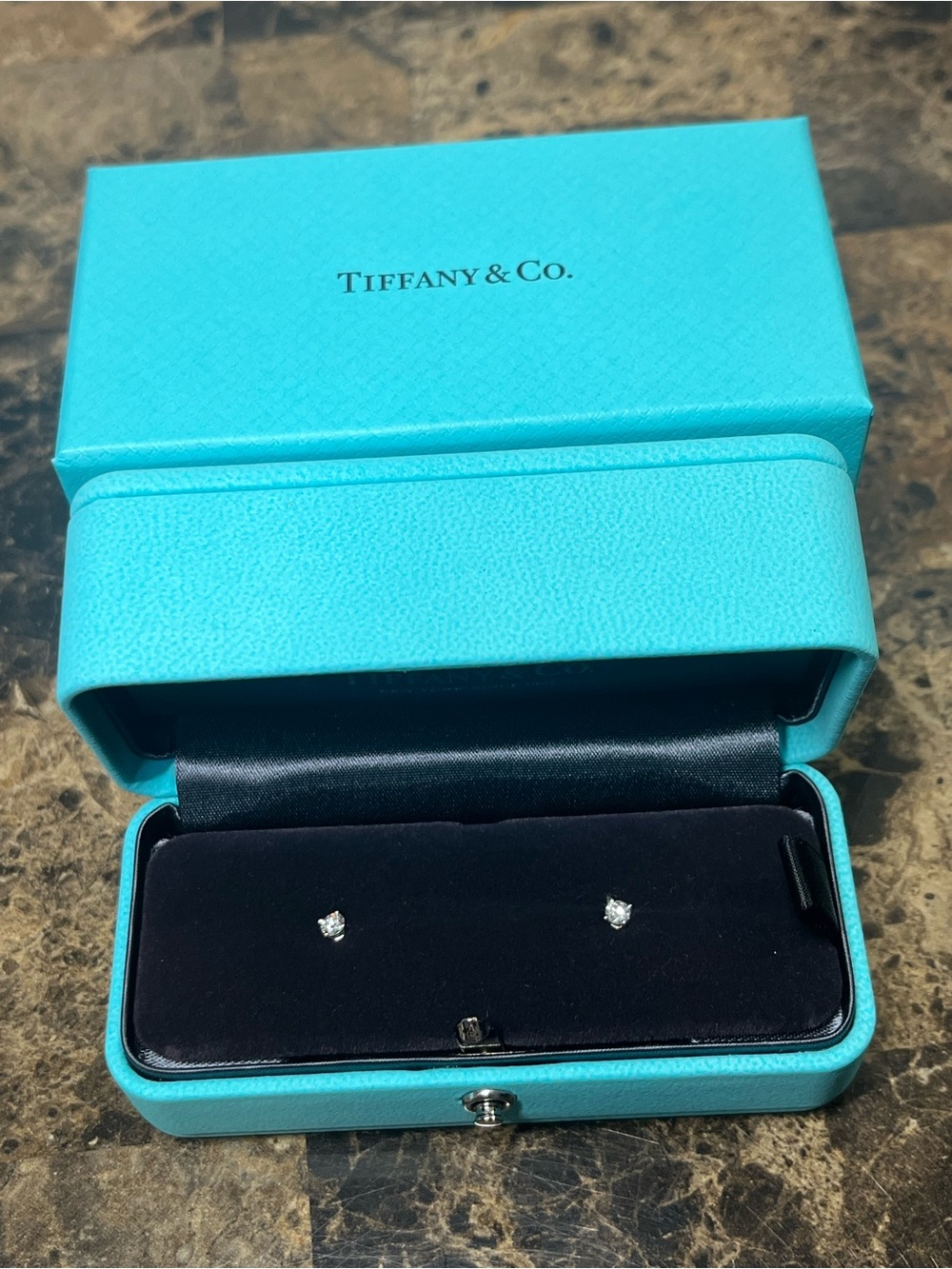 Tiffany & Co Platinum Diamond earrings